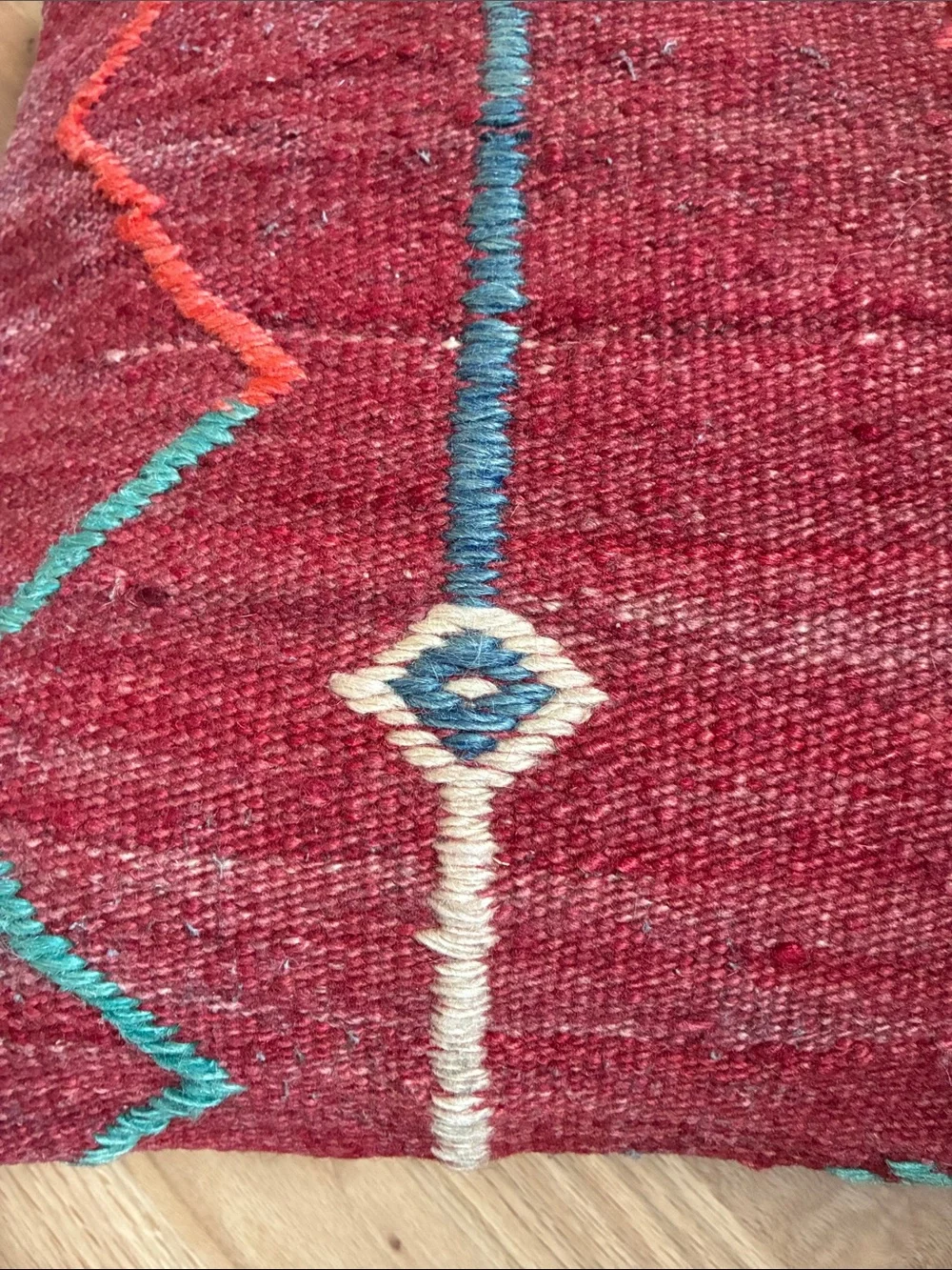 Vintage Turkish Handwoven Kilim Pillow